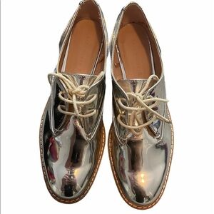 Zara metallic shoes